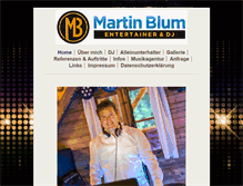 Tablet Screenshot of martin-blum.com
